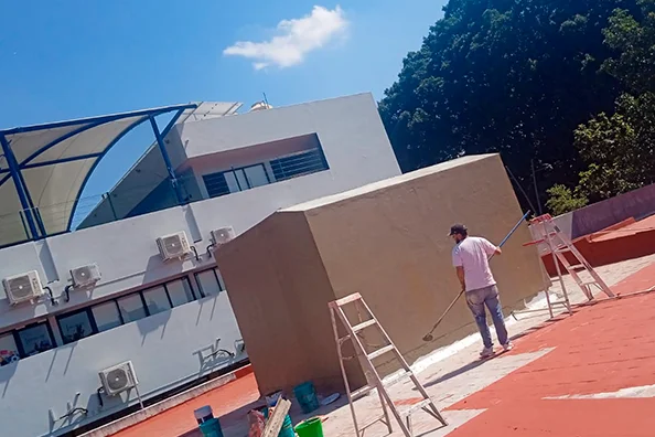 Proyecto comercial con obra civil, pintura y tablaroca para VALVO en Zapopan, Jalisco